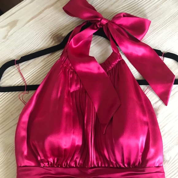 ❤️HP!!!❤️ Adrianna Papell Silk Red Dress- LIKE NEW - Picture 8 of 8